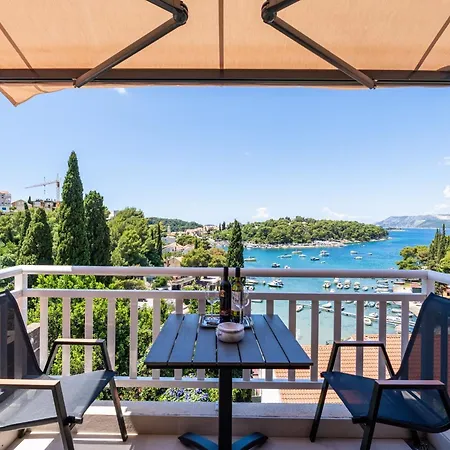דירה Sunset Cavtat-two Bedroom With Balcony קאבטאט